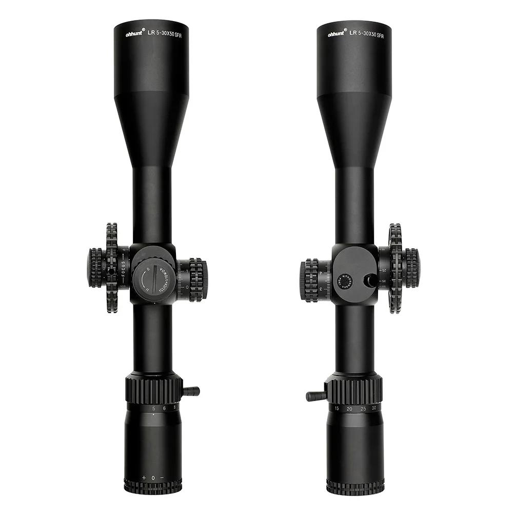 Охотничий прицел ohhunt LR 5-30X50 SFIR оптический с красным освещением стеклянная