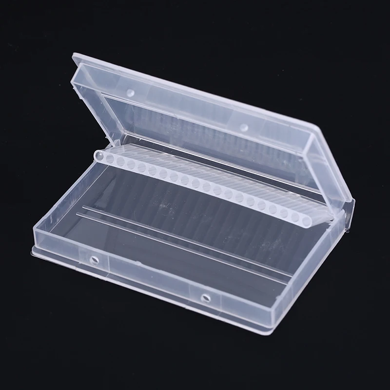 

20 Hole Transparent Acrylic Drill Bits Box Plastic Display Stand Container Use For 3/32" Bits Drill tools Accessories