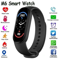 2021 m6 smart watch bracelet for apple watch xiaomi huawei waterproof digital electronic watch fitness tracker m6 sports watch