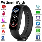 2022 Смарт-часы M6 браслет для Apple Watch Xiaomi Huawei водонепроницаемые цифровые электронные часы фитнес-трекер M6 спортивные часы