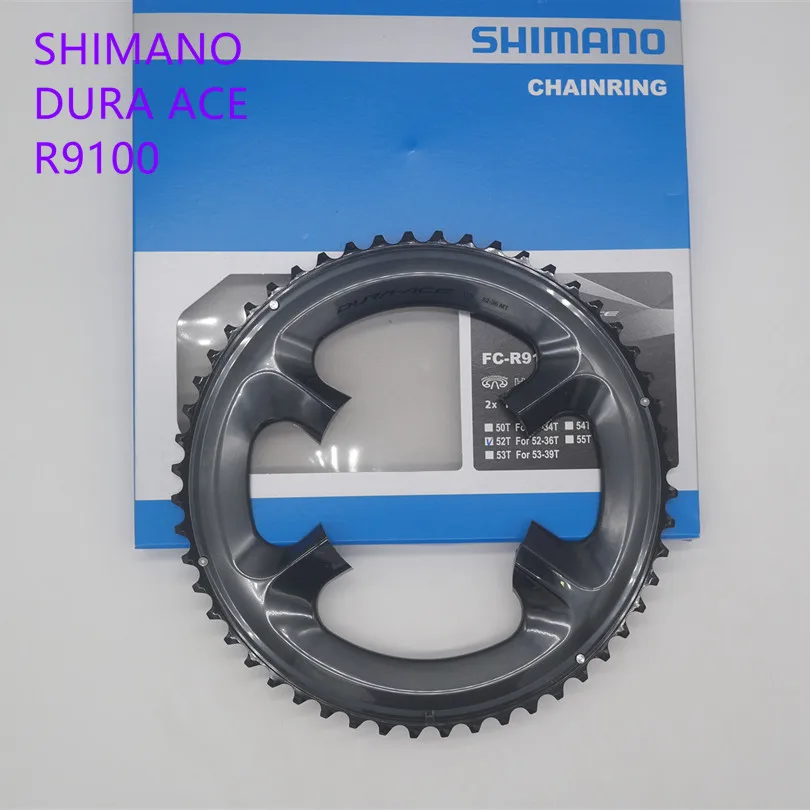 SHIMANO R9100 Звездочка для велосипеда DURA ACE 2x11 22-скоростной шатун дорожного 110BCD 50t 34t 52t - Цена: 15047.9