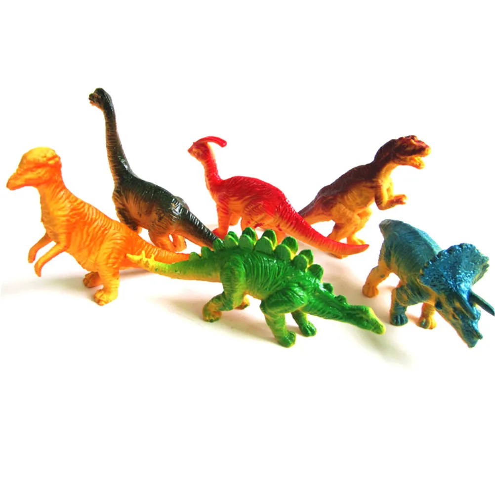 

Plastic Figures Simulation Model Dinosaur Vivid Dinosaur Model Toys 6pcs/set Large Assorted Dinosaurs Toy