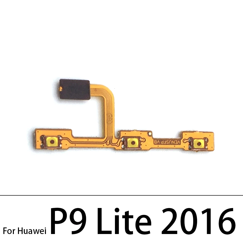 Новый гибкий кабель с кнопкой включения/выключения звука для Huawei P8 P9 P10 P20 P30 P40 Lite E