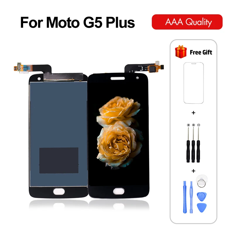 Для Motorola Moto G5 Plus ЖК дисплей сенсорный экран дигитайзер XT1684 XT1685 XT1687 новые запчасти