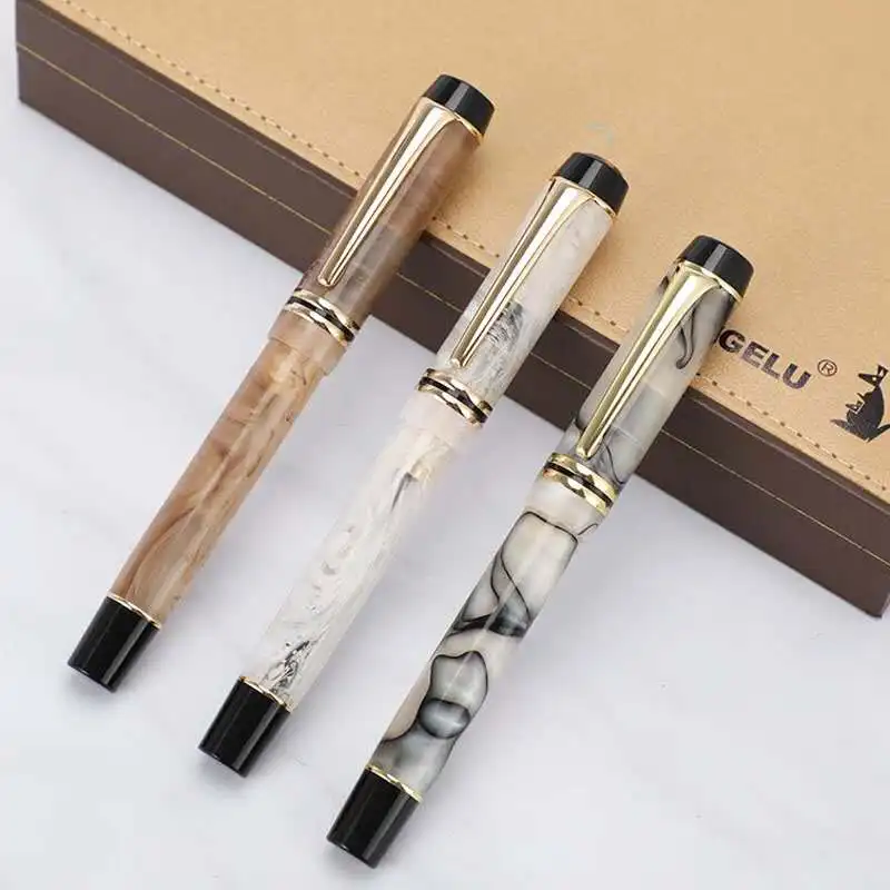 

Jinhao 100 авторучка столетия смолы чернилами тонкий 0,6 мм перо конвертер наполнитель Бизнес офисные школьные письменные принадлежности подаро...