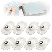 48pcs 360%c2%b0 furniture storage box roller self casters pulley for cabinet ruedas para mueble wheels device for moving rodas