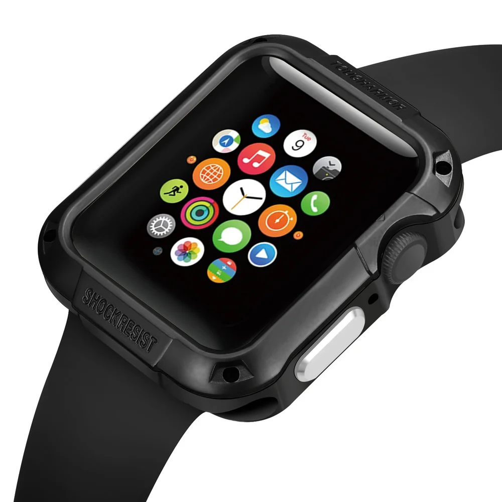 40 мм 44 Полный экран протектор для Apple Watch 42 38 жесткий чехол Броня со встроенным