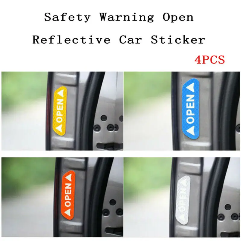 1 шт. наклейка на дверь автомобиля Наклейка предупреждающая лента автомобильные