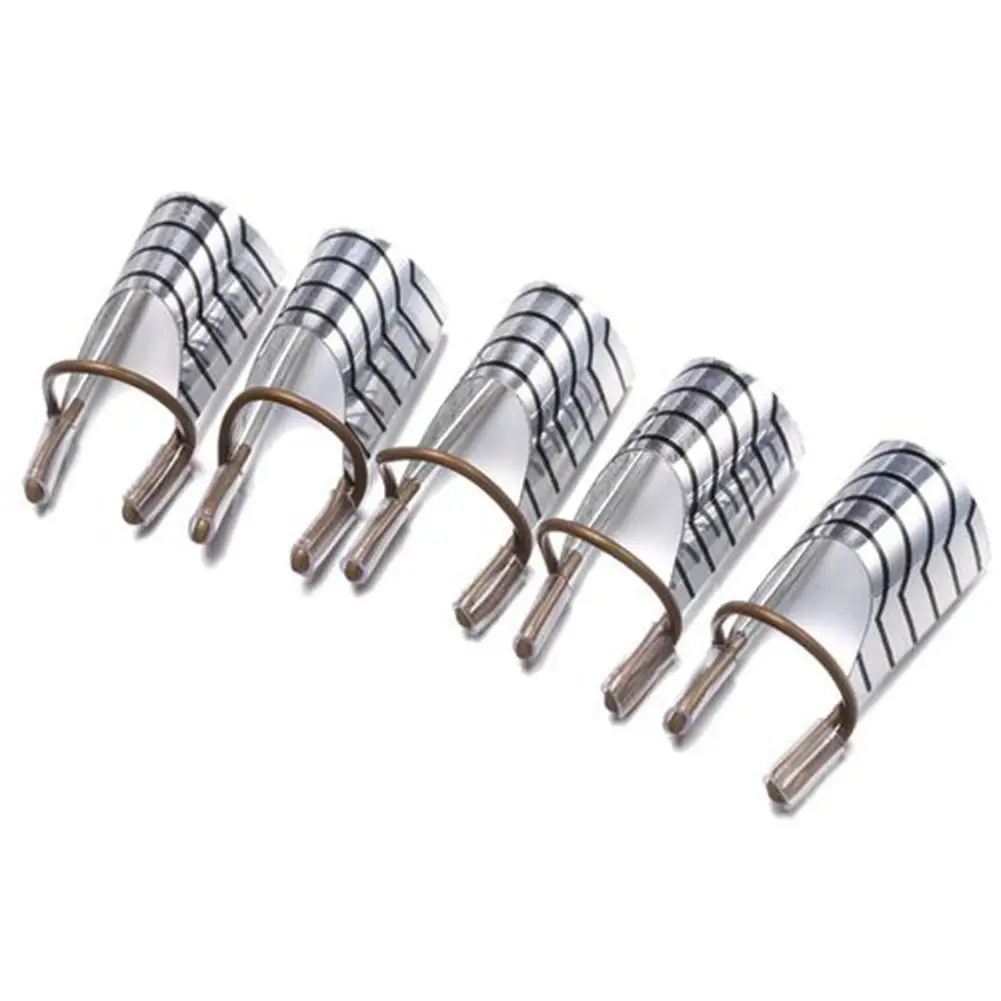

5Pcs Women Reusable UV Gel Acrylic Tips Nail Art Extension Guide Form Tools