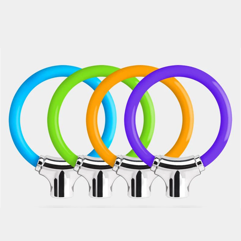 Портативный велосипедный мини-замок с защитой от кражи многоцветный кольцевой