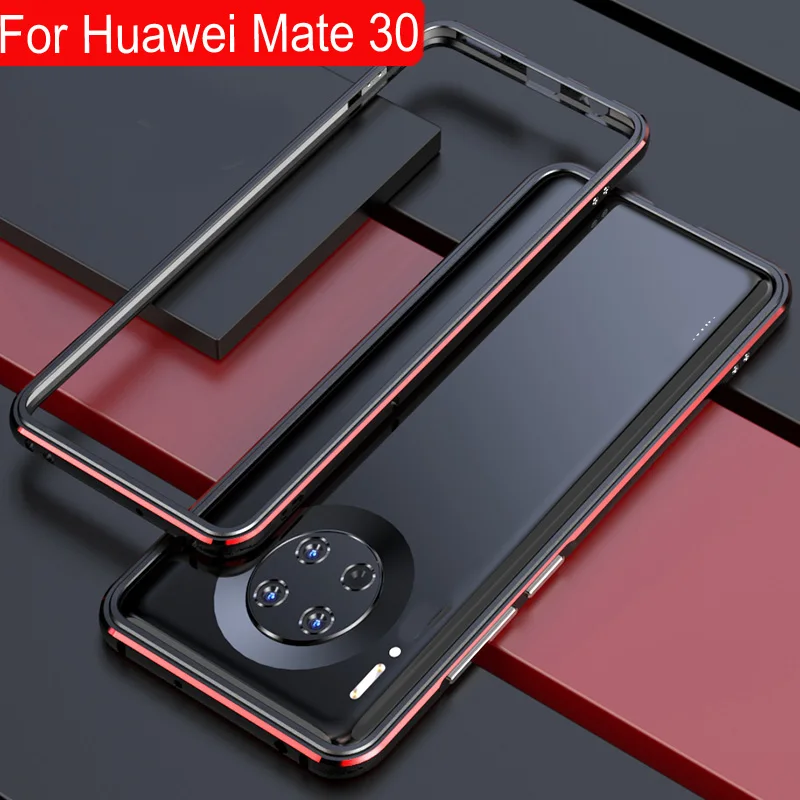 Анти осенняя Металлическая Рамка PC твердая задняя крышка для huawei mate 30 Чехол из