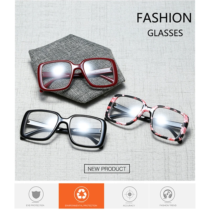 Женские очки в ретро стиле Pro Acme Квадратные прозрачные без диоптрий высокое