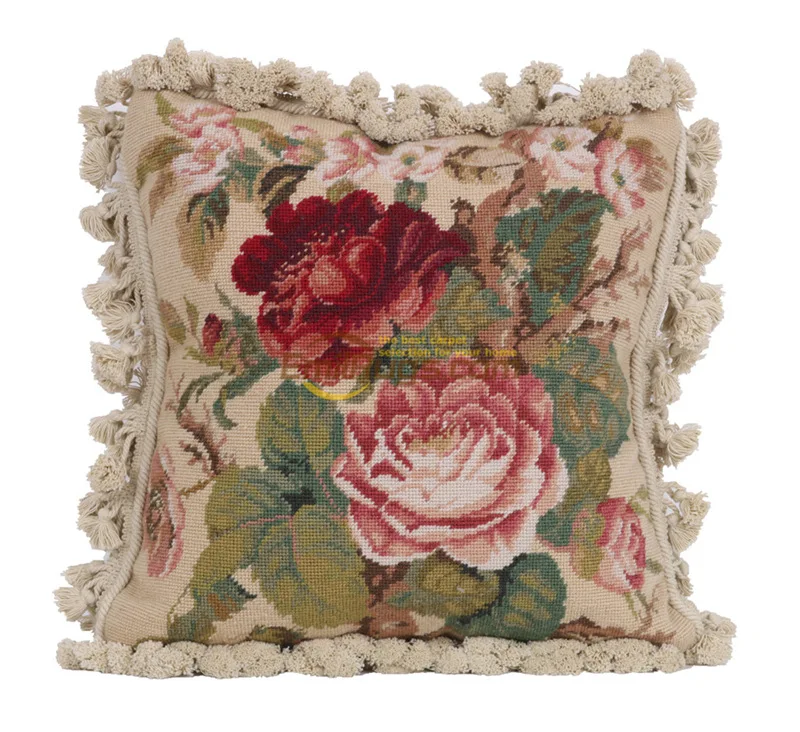 Барокко мягкая ткань Рококо искусство рукодельная Подушка Ручная тканая