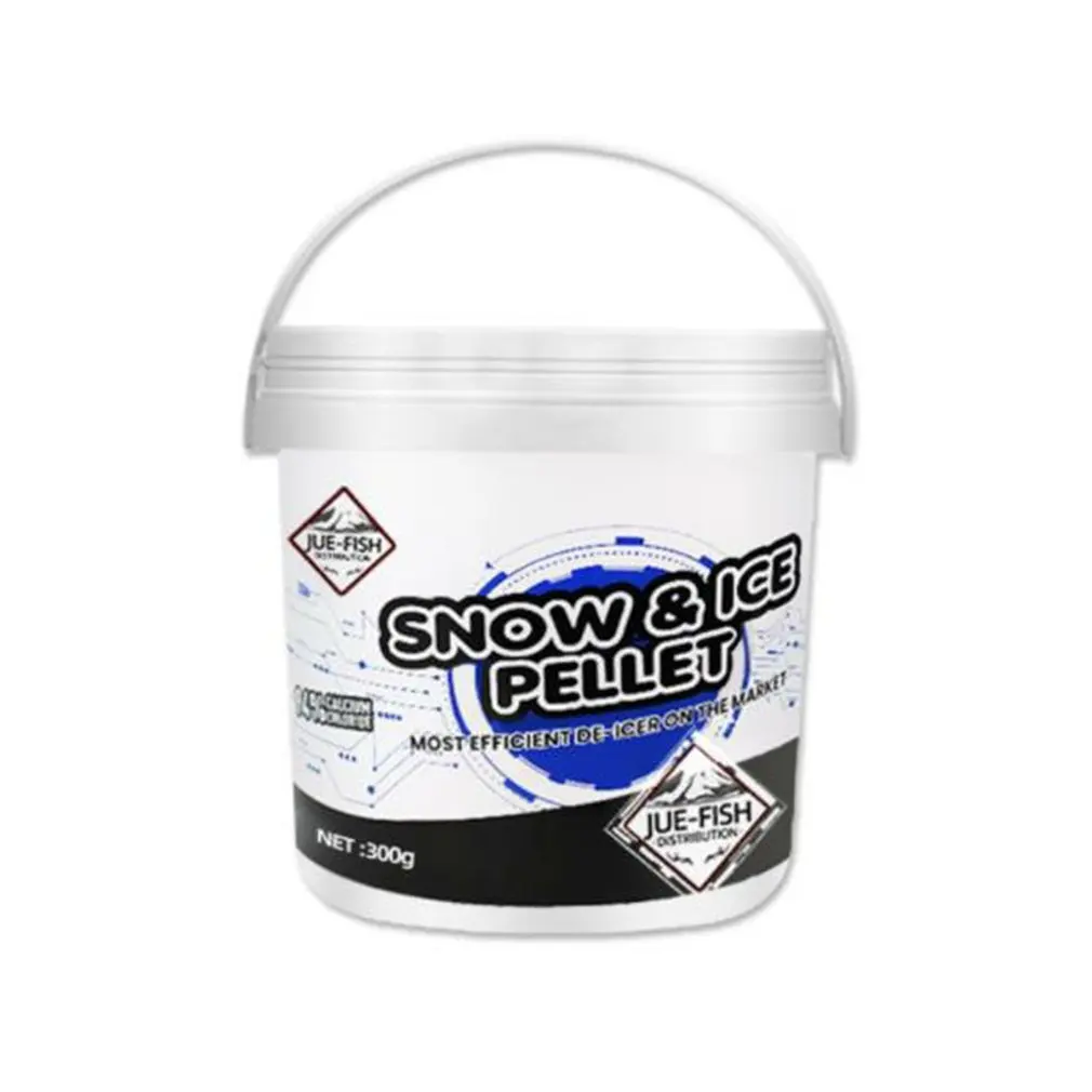 

De-Icer Ice Remover Calcium Chloride Snow Ice Melt Mini Pellets Prevents Re-Freezing For Parking Lots Driveways
