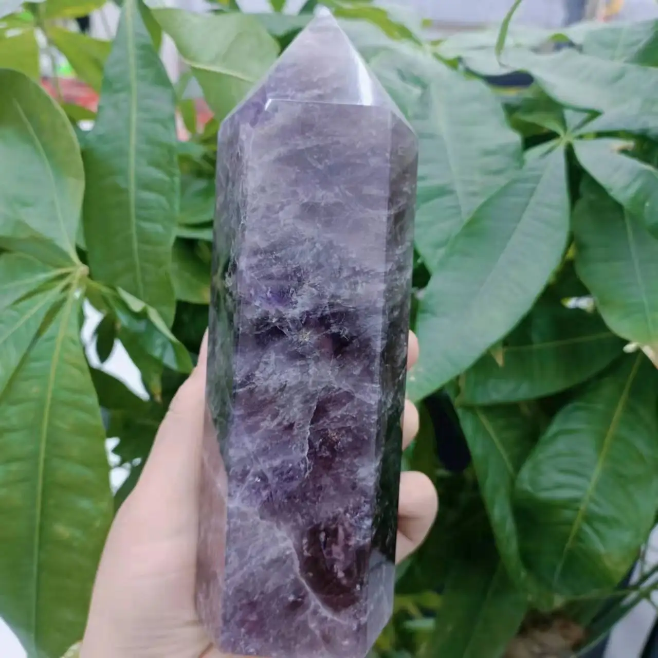 

Beautiful Natural Amethyst Tower Crystal Quartz Energy Mineral Home Decoration Office Accessories