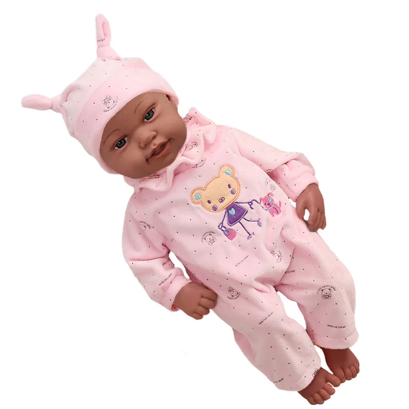 Мягкая плюшевая игрушка младенец реборн из силикона настоящие мамы и папы кукла