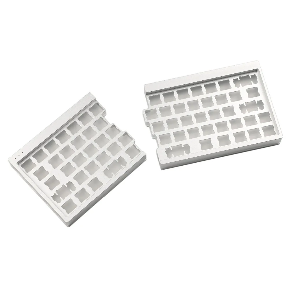 YMDK split 64 SP64 CNC Алюминиевый Чехол-пластина Горячая розетка Горячая замена PCB Underglow RGB Полностью программируемый DIY Kit