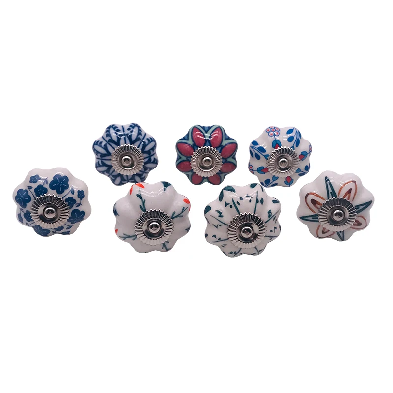 Разноцветные керамические ручки для ящиков дверные шкафы разных цветов цветные