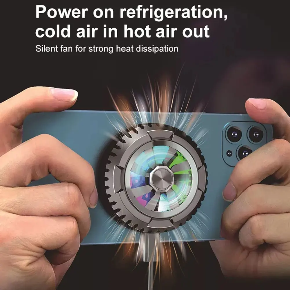 

X6 USB Portable Universal Magnetic Semiconductor Mobile Phone Cooler Game Cooling Fan Radiator For IPhone Android Phone / Tablet