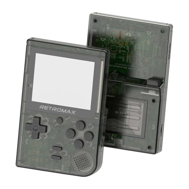 black Данных лягушка Retromax мини портативная игровая консоль встроенный в 181 игр 8 бит 3,0 дюймов Портативный Ручной игровой подарок для детей - Цвет: black