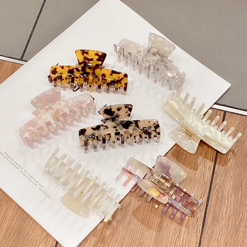 

Модная шпилька для волос с уксусной кислотой и леопардовым принтом, аксессуары для волос с акулой для девушек, яркие украшения для волос, бо...