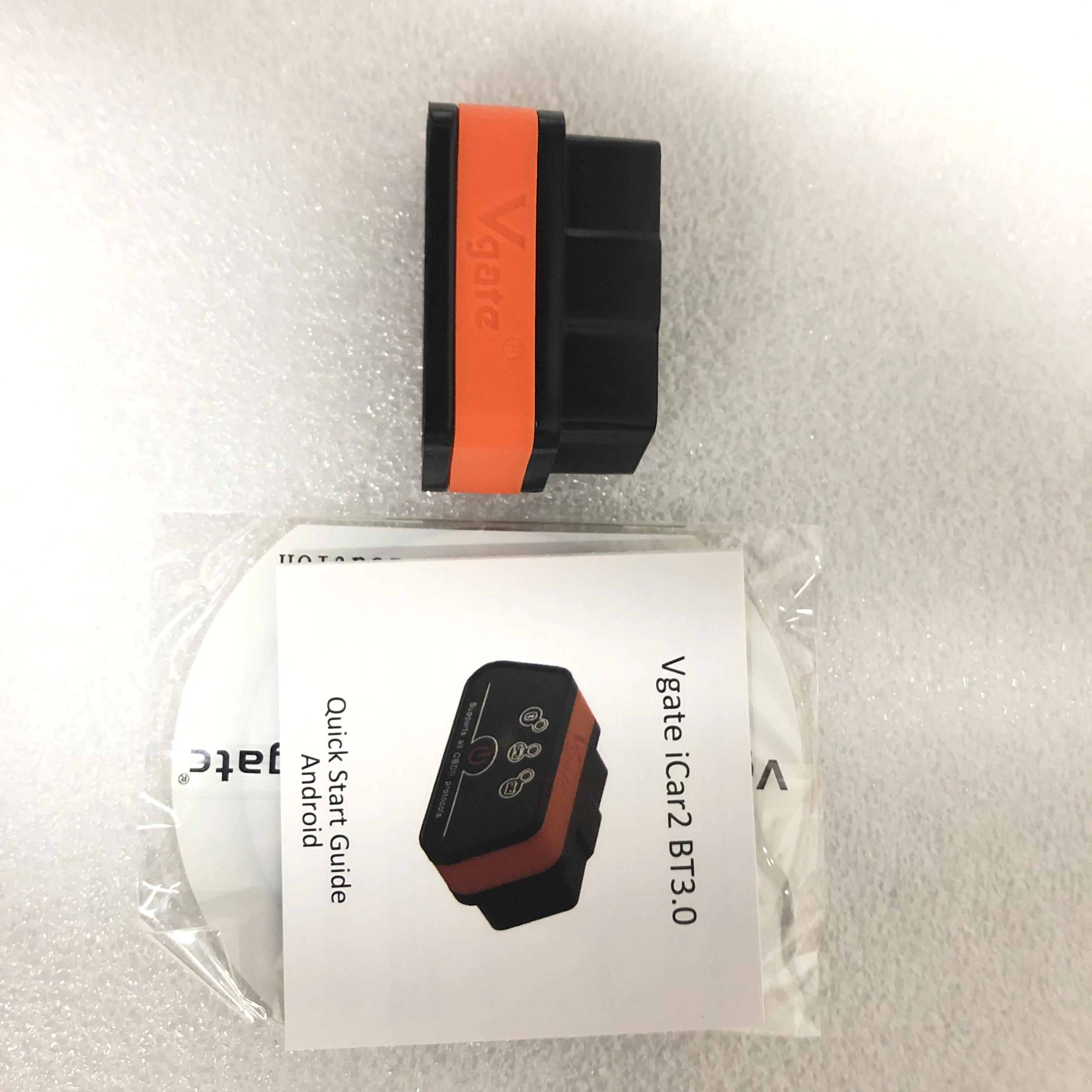 Диагностический сканер OBD2 Vgate iCar2 с Bluetooth/Wi-Fi компактный считыватель кодов ELM327 для