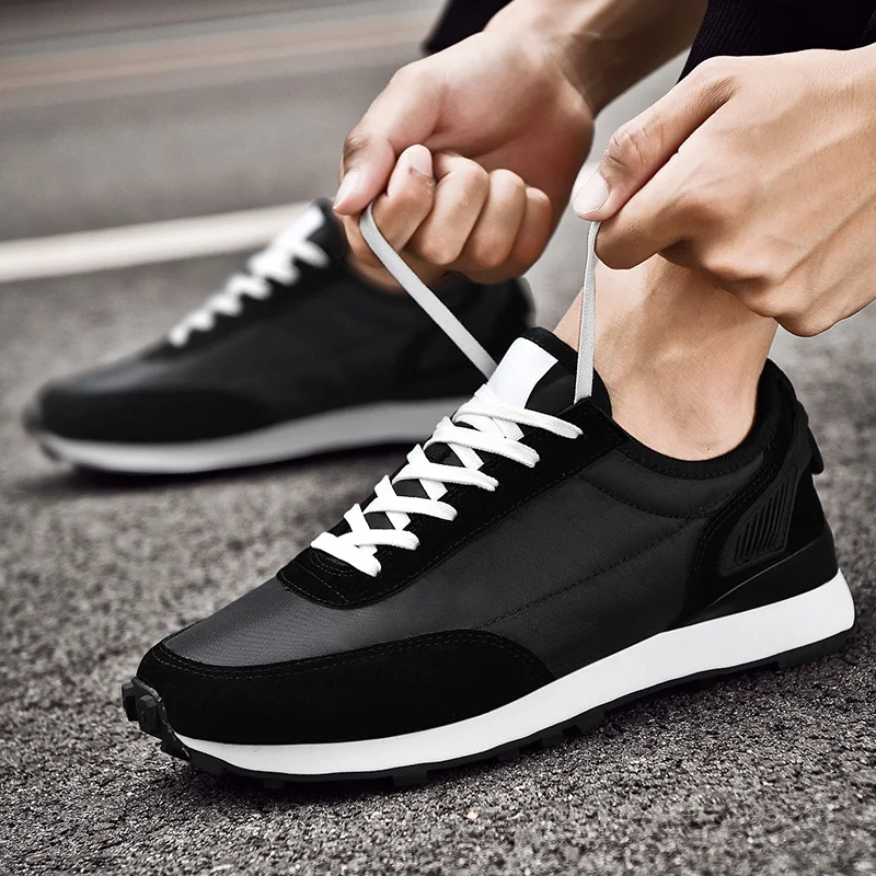 Осенняя мужская повседневная обувь; дышащая обувь; Zapatos; легкие; Calzado de hombre; удобные мужские кроссовки; смешанных цветов на ровной подошве; мужская обувь