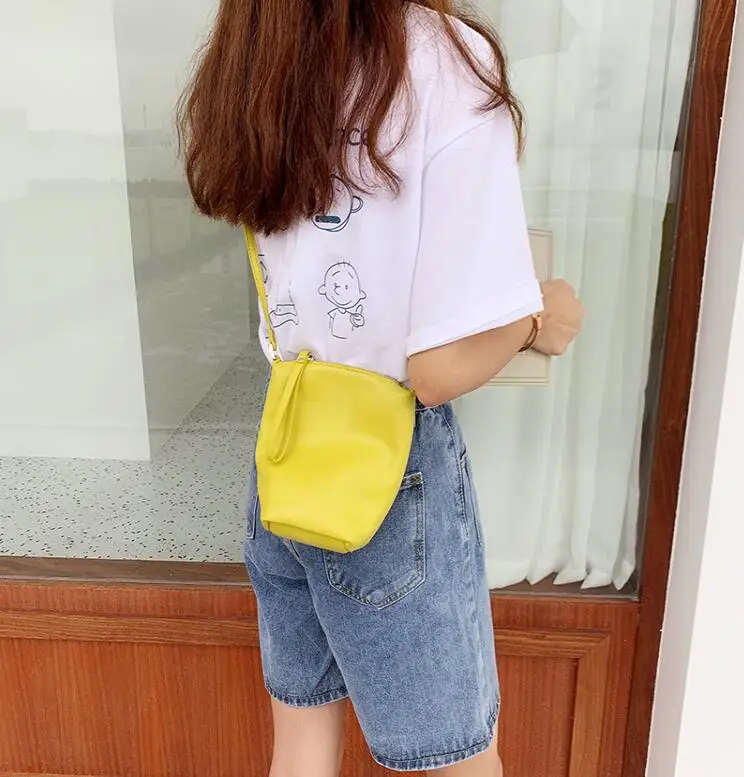 

New style women's fashion mini handbag female shoulder messenger bucket bag cute vintage popular cross body bag f698dy3