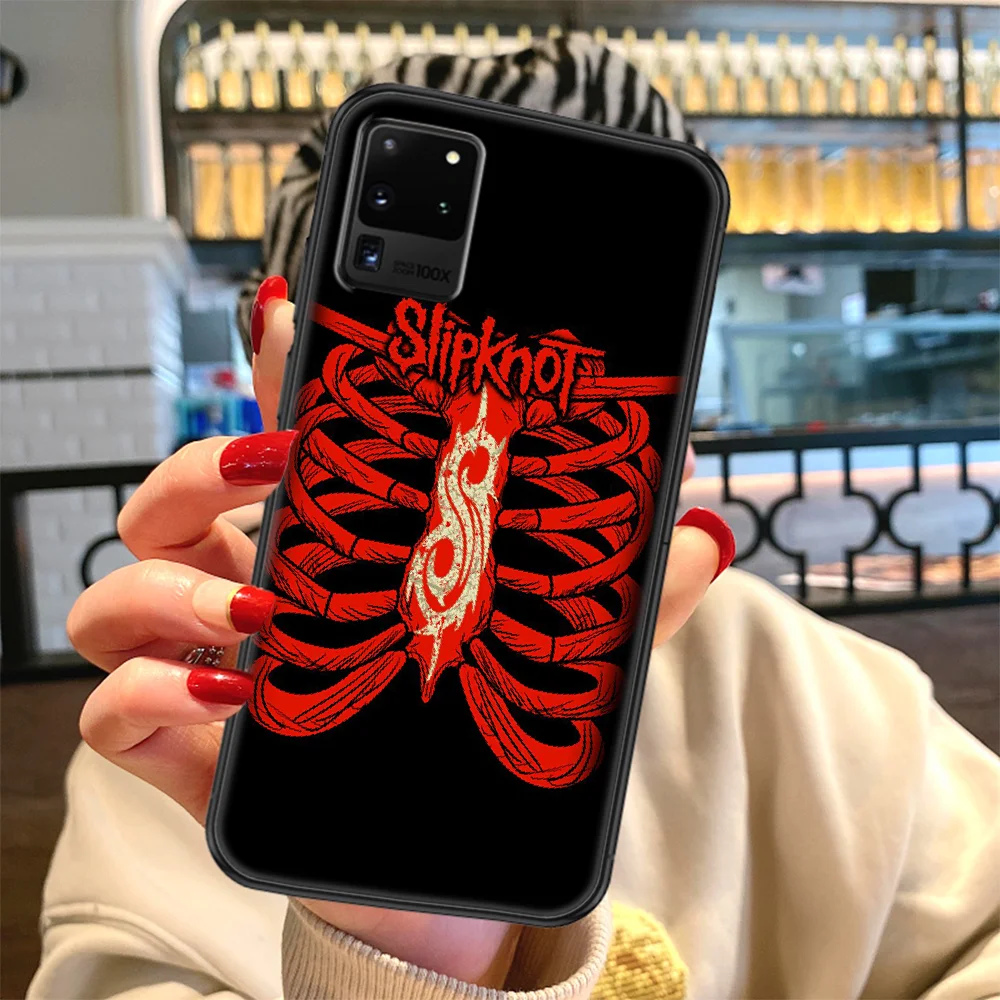 

Rock Band Slipknotes Phone case For Samsung Galaxy Note 4 8 9 10 20 S8 S9 S10 S10E S20 Plus UITRA Ultra black art Etui pretty