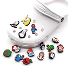 1 шт., застежка для обуви в виде персонажей фильма ужасы