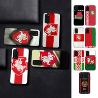 yinuoda belarus flag phone case for samsung s10 21 20 9 8 plus lite s20 ultra 7edge