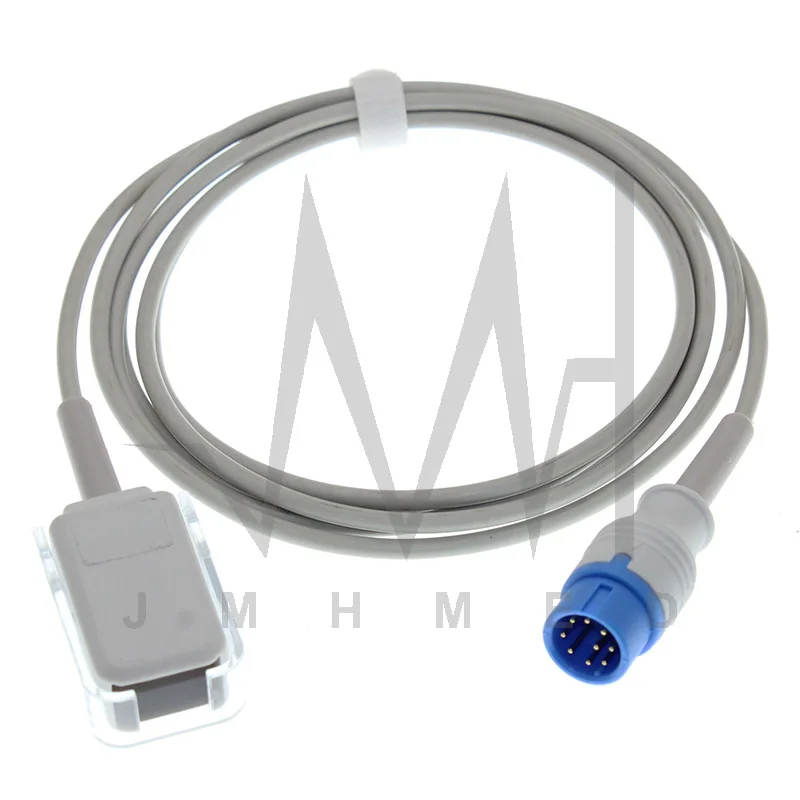For Spo2 Sensor Extension Cable of Biolight Q5,A6,A8,V6 Monitor to DB9 Plug,For DB 7P Digital Sensor,Adapter for Spo2 Probe
