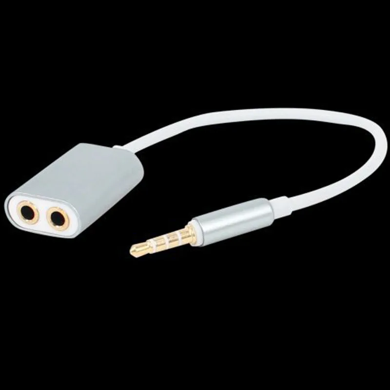 Один Папа-два Женский аудио Кабельный адаптер удлинитель линия делитель