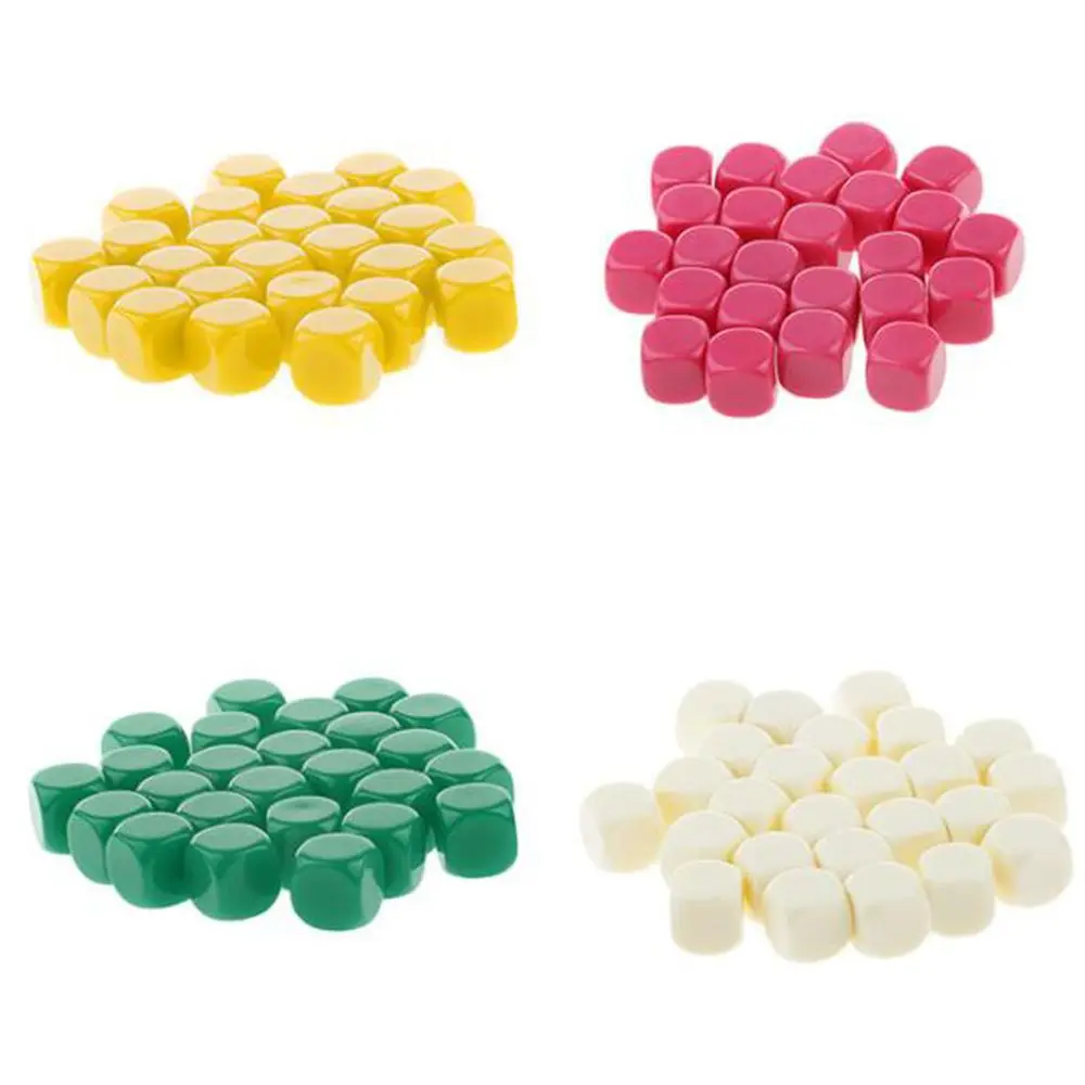 10 шт. забавные DIY пустые игральные кости ручной работы настольные игры Ktv игрушки