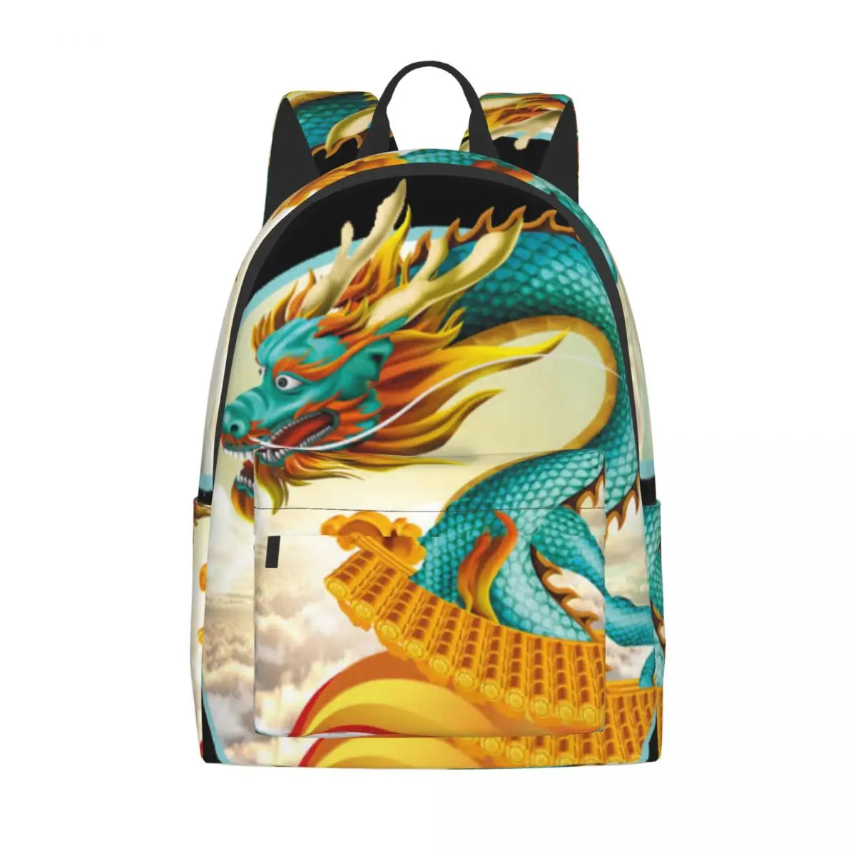 

Chinese art Backpacks Team Chinese Dragon Ed Hardies Backpack High quality Bag Man Woman Schoolbag