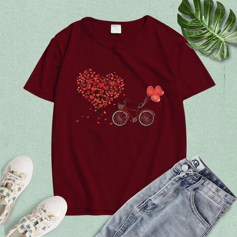 

Women Bicycle Vogue Black T Shirt Girl Harajuku Korean Style Graphic Tops 2020 Kawaii Female T-shirt,Drop Ship