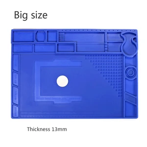 Паяльный коврик YIHUA, термостойкий силиконовый коврик для пайки с магнитной теплоизоляцией