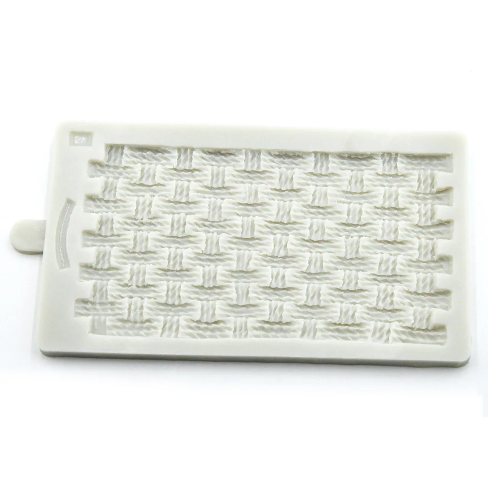 Новая форма для мастики торта шерстяной узор Жидкая силиконовая края инструмент