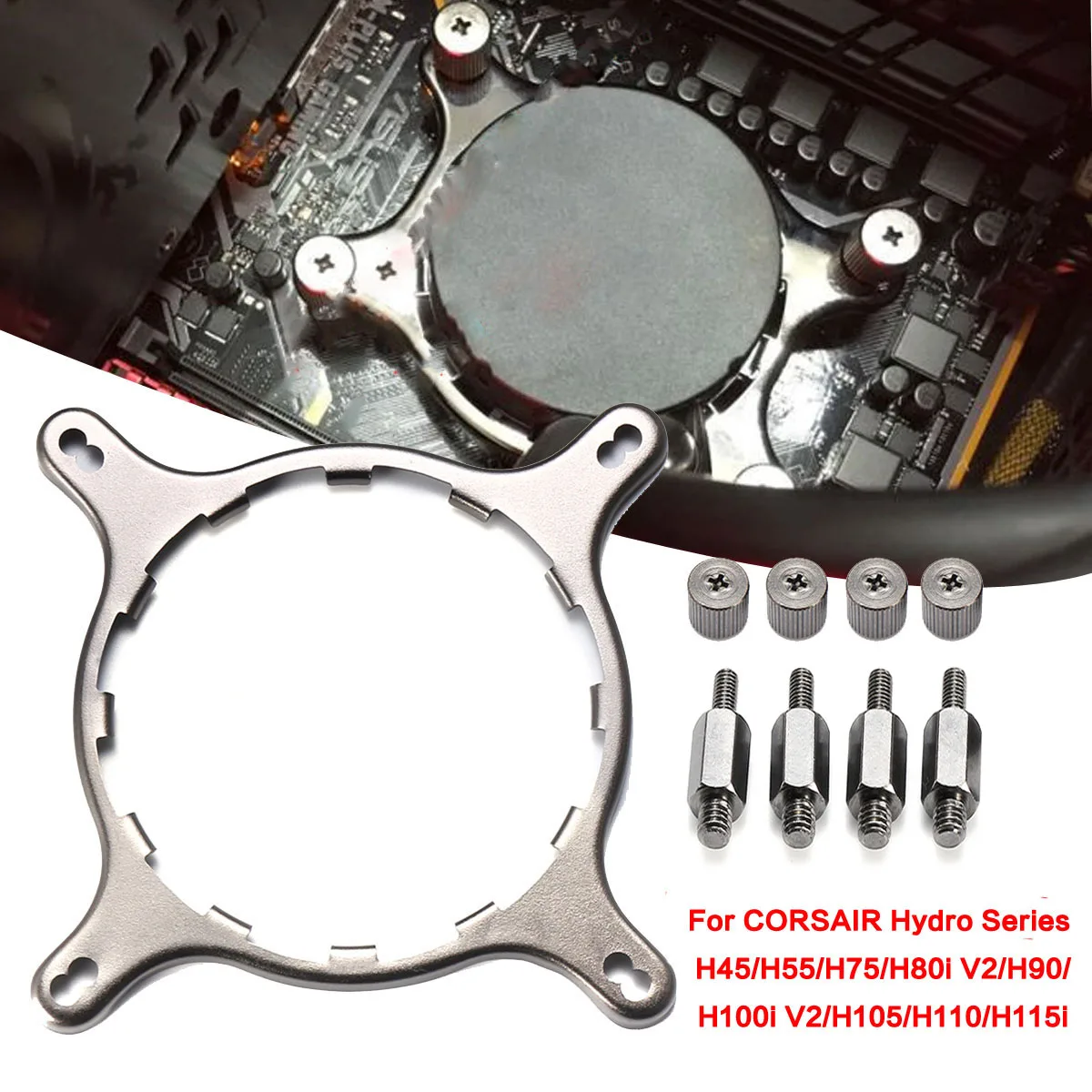 

CPU Water Cooler Accessories 2011/66 Mounting Bracket Kit For CORSAIR Hydro Series H45/H55/H60 H100i PRO RGB/H115i PRO H110i GT