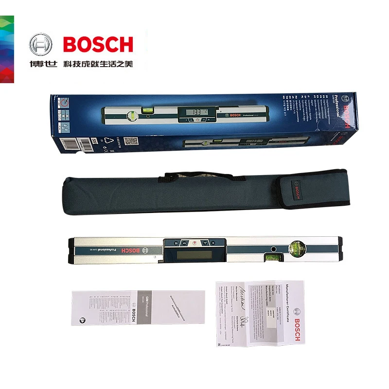 BOSCH GIM60 интеллектуальный измерительный прибор Цифровой Наклонный спиртовой уровень Многофункциональный измерительный прибор для наклона