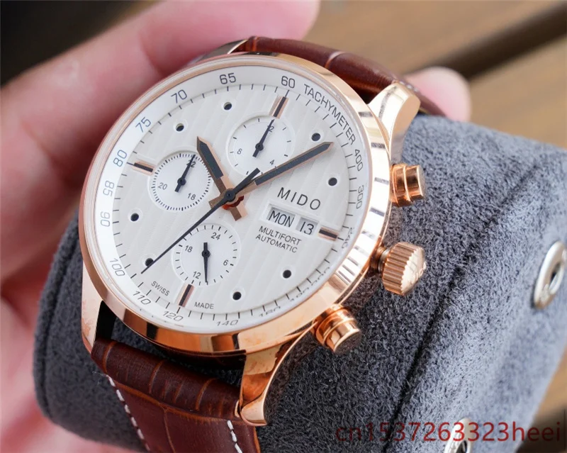 

MIDO watch men's skeleton automatic mechanical AAA watch gold skeleton retro men's women watch quartz watch