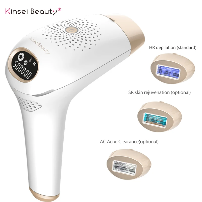 Лазерный эпилятор Kinseibeauty IPL аппарат для удаления волос лазерный депилятор