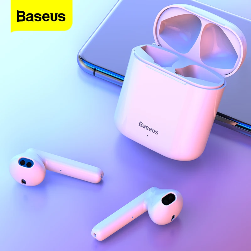 

Baseus W09 TWS Wireless Bluetooth 5.0 Earphone Intelligent Touch Control Wireless Earphones With Stereo Bass Sound Smart Connect