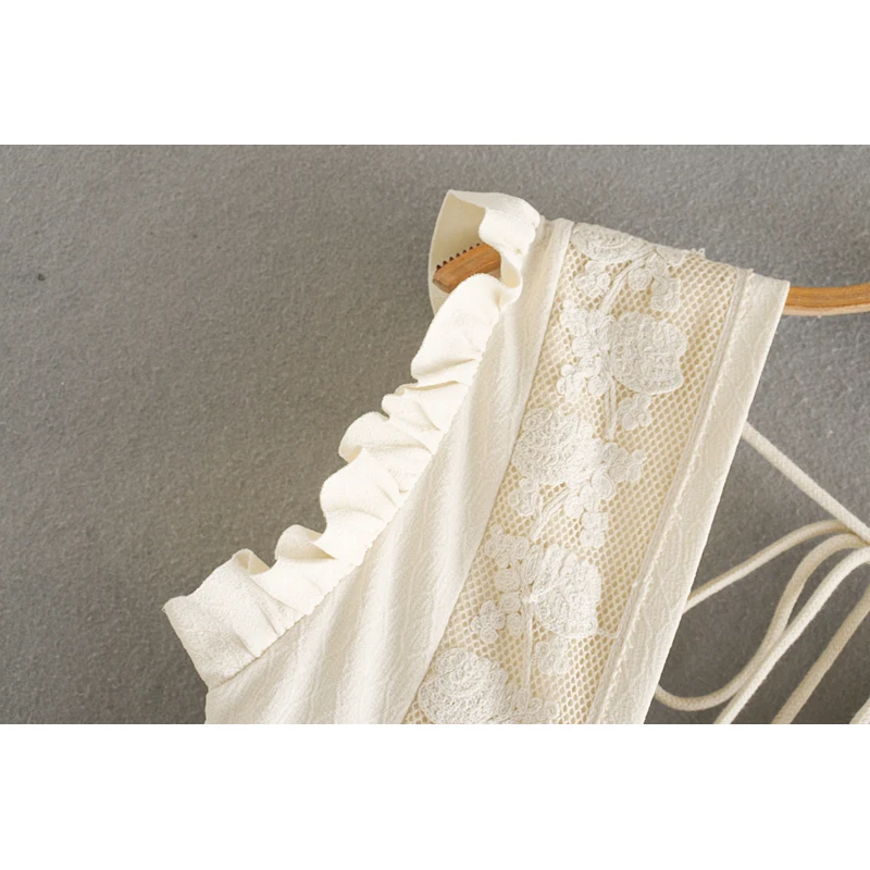 Женский кружевной комбинезон с V-образным вырезом | Женская одежда