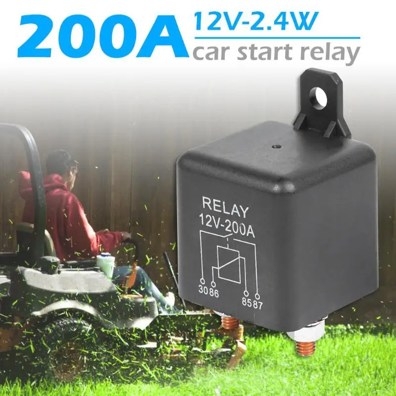 DC 12V 200A Heavy Duty Split Charge/Winch Relay 4 Pin for Car Van Boat Marine 2.4W Long-term and 4.8W Intermittent Work New | Автомобили и