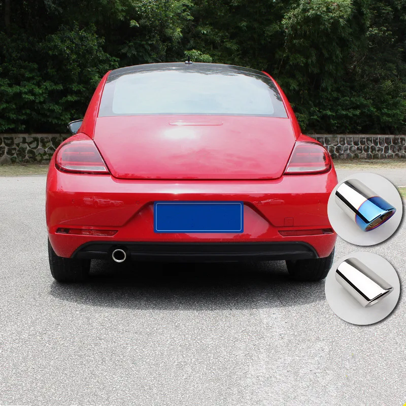 Наконечник Выхлопной Трубы из нержавеющей стали для автомобиля глушитель задняя