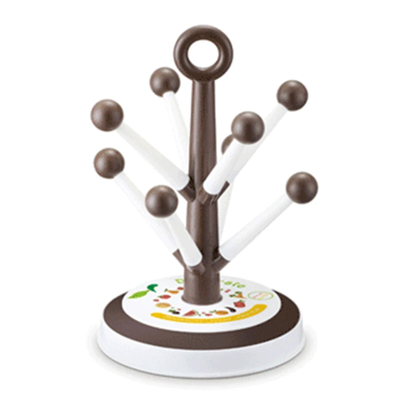 Горячая чашка стока дерево форма вина стекло держатель кружка Органайзер