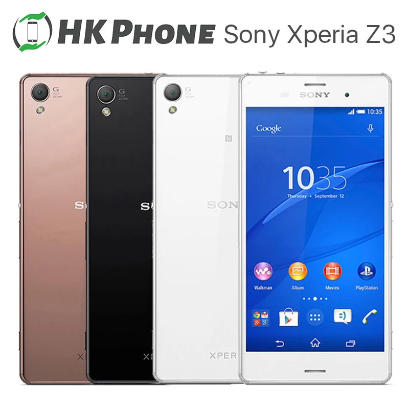 Оригинальный Смартфон Sony Xperia Z3 D6603 с четырёхъядерным процессором Android ОЗУ 3 ГБ ПЗУ