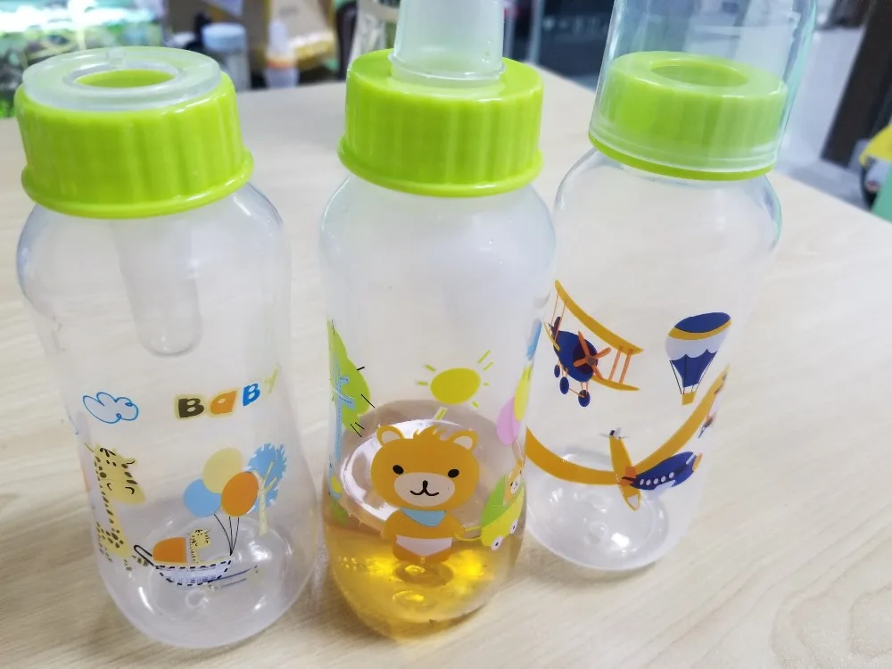 300ML Printing Lovely Costumes Props Adult Baby Bottle with pacifier ABDL love Random Pattern | Мать и ребенок