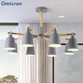 Omicron современный Led белый подвесной светильник черный металлический корпус минимализм длинная полоса лампа украшение подвесные светильники для Кабинета